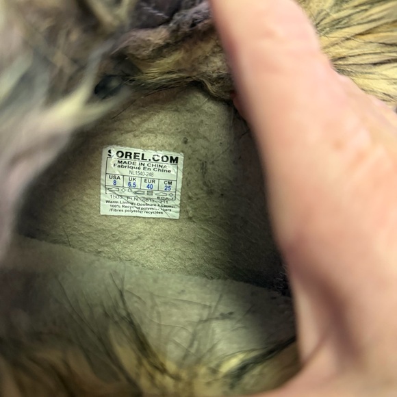 Sorel Black and Brown Faux Fur Trim Boots - Picture 6 of 6